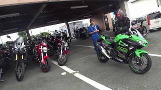 Kawasaki　Ninja400　納車編（息子）【モトブログ】GSX1300ℛ　takabusa