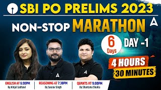 SBI PO 2023 | SBI PO Marathon Class | SBI PO Pre Reasoning, English, Quant Marathon | Adda247