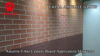 Amulite- Fiber Cement Board Application Showcase Sample Room