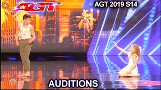 Izzy and Easton Contemporary Dance Duo AWESOME | America's Got Talent 2019 Audit