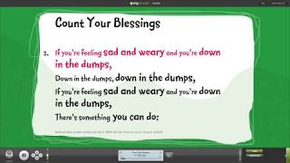 Assembly Songs - Count Your Blessings - From Out Of The Ark Music Sample