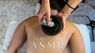 ASMR Exfoliating Massage w/ Scrub Sounds, Back Brushing, Hairplay [No Talking]