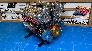 Building a Functional V8 scale model engine
