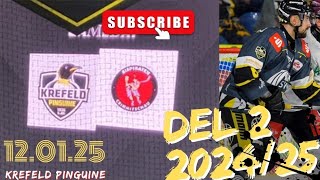 DEL 2: Krefeld Pinguine vs. Eispiraten Crimmitschau | 36. Spieltag | Saison 2024/25