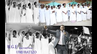 REBA UKO UMUBATIZO WAGENZE KACYIRU SDA CHURCH KUMAVUNA YATEGUWE NA UGF BAYASOZA.