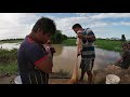 fishing ទស្សនាការបង់សំណាញ់ត្រី នៅក្នុងស្រុកបាទី ខេត្តតាកែវ