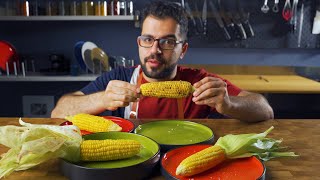 Corn Cooked Multiple Ways | جربت كل طرق عمل الذرة | اي وحدة اطيب ؟