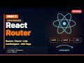 React JS Tutorial for Beginners Part 7 | React Router Explained | Routes, Link, useNavigate