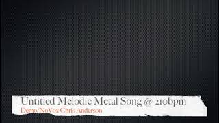 Untitled Melodic Metal Song 