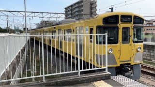 西武新2000系2049F小川駅発車