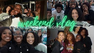 WEEKEND VLOG| uncc homecoming, spending time with friends, etc