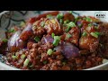 sambal eggplant with minced beef