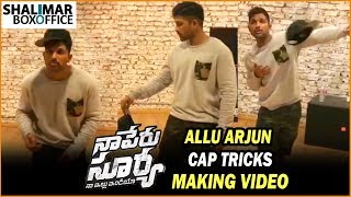Lover Also Fighter Also Song Making | Allu Arjun Cap Tricks | Behind The Scenes | Anu Emmanuel