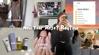 New Year Reset Routine for 2024-getting my life together, deep cleaning, end of year reset