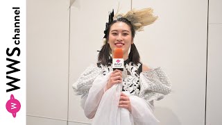 新山千春の娘・新山もあ、スタイリッシュなブラック＆ホワイトのドレスで「2024 JAPAN FASHION FESTA」出演の感想を語る！