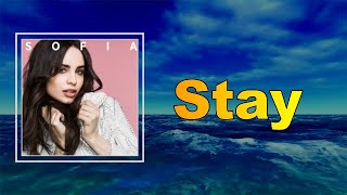 Sofia Carson - Stay  (Lyrics)
