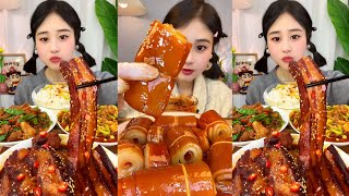 Big Bite ASMR & Spice MUKBANG ASMR - 먹방 | Chinese food, Spicy Pork belly, Ramen, Braised pork!