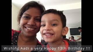 Aadi's 13th Birthday 10th Feb 2025