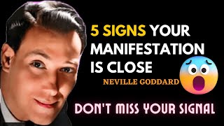 Neville Goddard - 5 Signs that YOU ARE ON THE VERGE OF MANIFESTATION | LAW OF ASSUMPTION #manifest