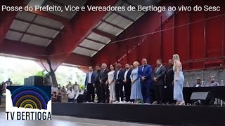 Posse do Prefeito, Vice e Vereadores de Bertioga ao vivo do Sesc