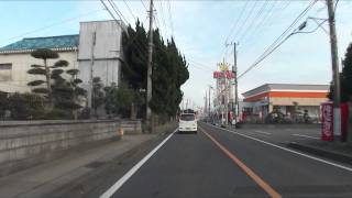 [drive japan]国道124号線 矢田部バイパス付近-銚子大橋(Route124)