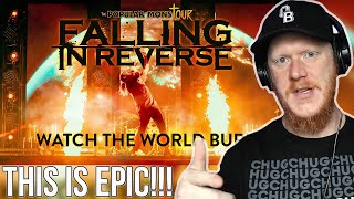 Falling In Reverse - "Watch The World Burn" LIVE REACTION | OFFICE BLOKE DAVE