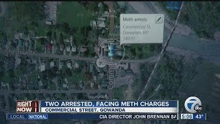 Two arrested in Gowanda for meth manufacturing