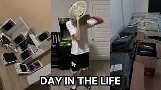 DAY IN A LIFE OF A FRESHMEN RESELLER 💸😱