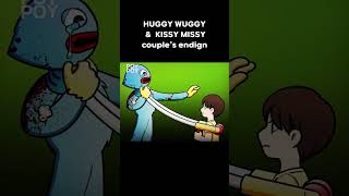Huggy Wuggy & Kissy Missy Couple's Ending - Poppy Playtime #shorts