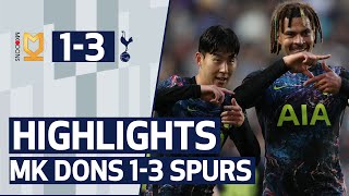 Heung-min Son, Dele and Lucas Moura score in pre-season win | Highlights | MK Dons 1-3 Spurs