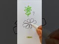 你还这样画花吗？ 创意绘画 花朵简笔画 零基础学画画