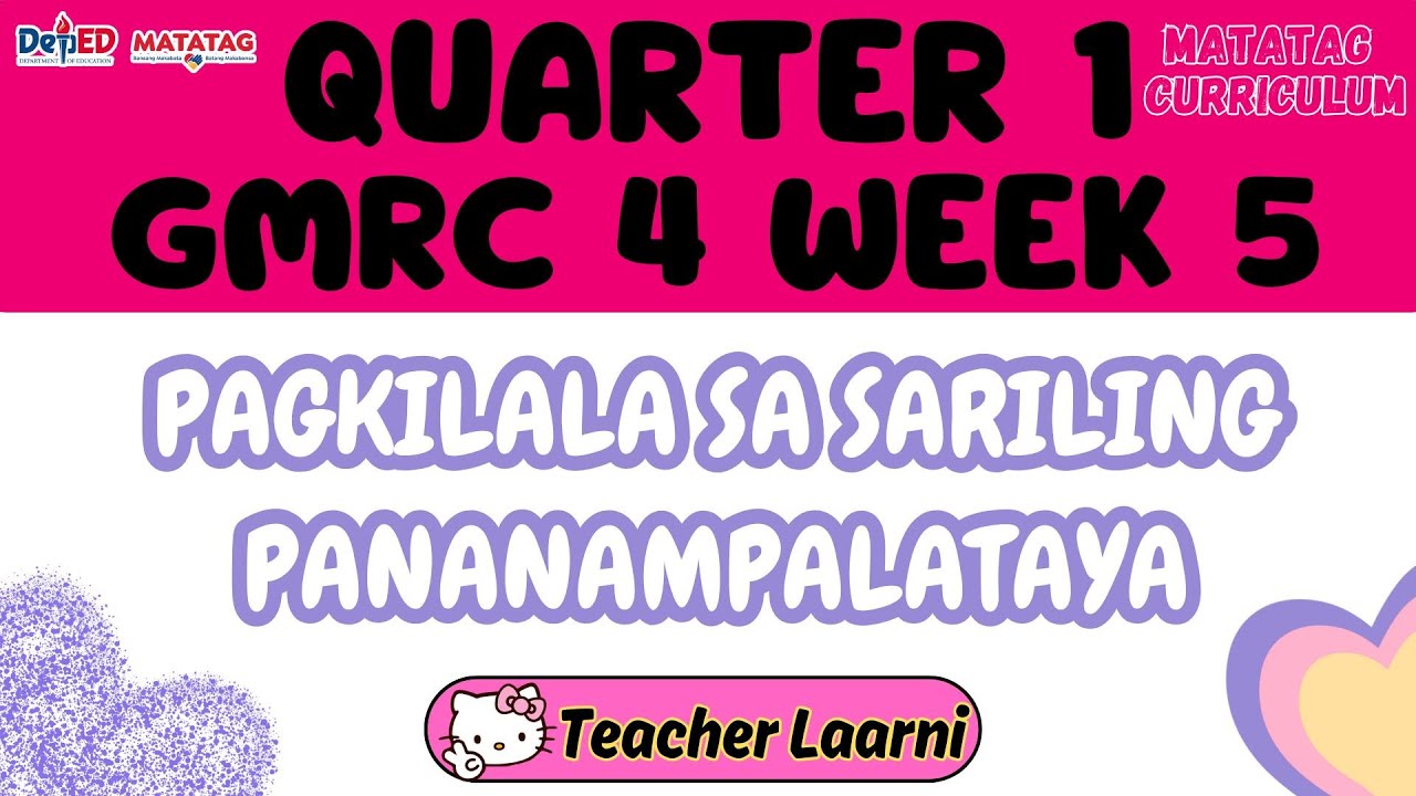 Gmrc Grade 5 Matatag Curriculum Powerpoint