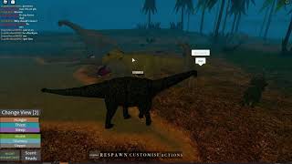 Roblox Dinosaur World Testing Server New Game Allosaurus Gigantosaurus - roblox era of terror servers