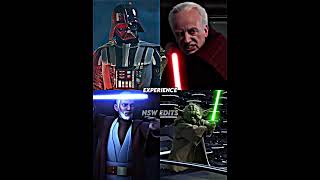 Obi-Wan and Darth Vader VS Yoda and Darth Sidious