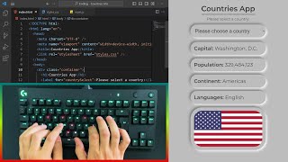 ASMR Programming - Countries API | No talking