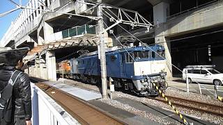 配9734レ EF64-1031+115系T1133+T1142廃車回送　高崎発車