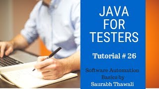 Java for Software Testers Tutorial#26 - Nested If Else