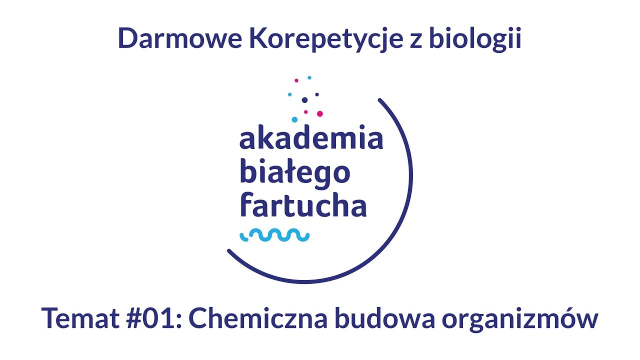 Darmowe Korepetycje Z Biologii #01: Chemiczna Budowa Organizmów - YouTube