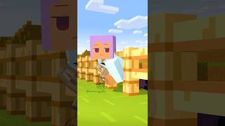 Efe turned into a rabbit #マイクラ #minecraftanimation #minecraft