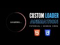 Custom Ring Loader Using HTML CSS | Color Changing Custom Loader Tutorial | GrowCode
