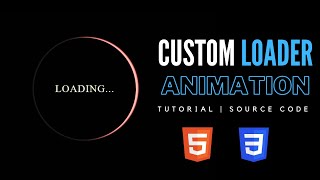 Custom Ring Loader Using HTML CSS | Color Changing Custom Loader Tutorial | GrowCode