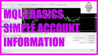 MQL4 TUTORIAL BASICS - 76 SIMPLE ACCOUNT INFORMATION