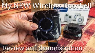 CrossPoint Wireless Doorbell System by SadoTech 600 foot range 52 different sounds How To Setup