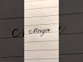 Simple Cursive Handwriting with Ball Pen || #shorts #calligraphy