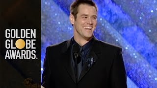 Jim Carrey Wins Best Actor Motion Picture Drama - Golden Globes 1999