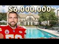 Inside Travis Kelce's $6,000,000 Mansion in Kansas with PRIVATE GYM!