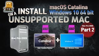 [Part 2] How to install Catalina and Windows 10 on an unsupported Mac –Mac Pro 2009