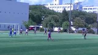 横浜国大サッカー部　vs神奈川工科大学　ハイライト