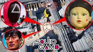 DRONE CATCHES SQUID GAME 2 DOLL, GUARDS \u0026 PRISONERS PLAYING RED LIGHT GREEN LIGHT IN REAL LIFE!