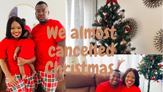 Seasons Greetings From Us| Setting up our Christmas tree 2.0|Namibian Couple Youtubers